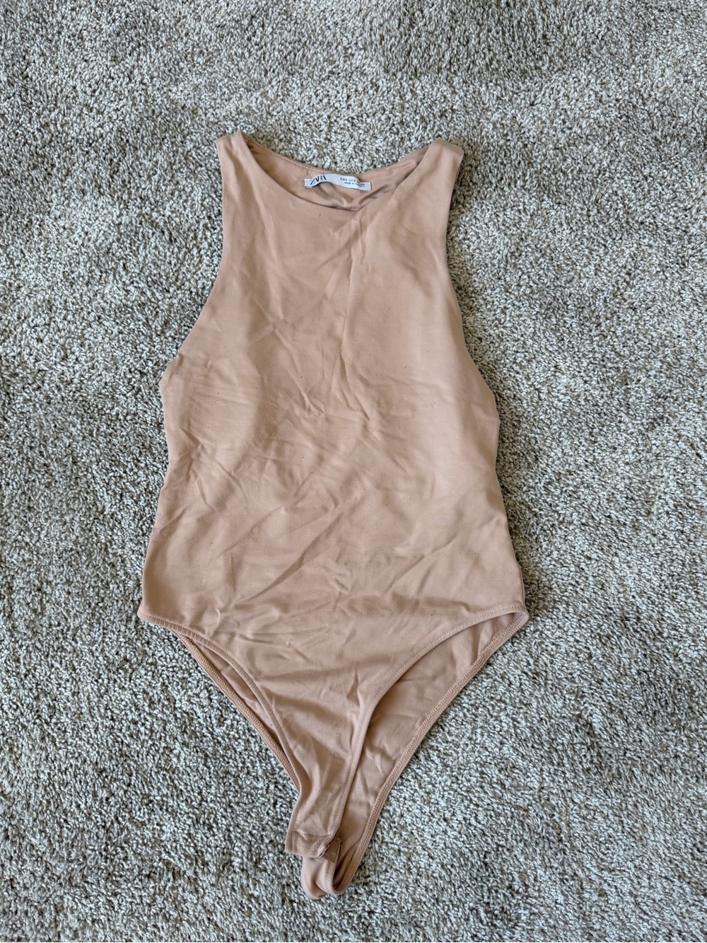 Zara tan bodysuit Size S